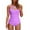 A01-Purple, variant on yoeyez Swimsuits for Curvy Women,Women's One Piece Mesh Bikini Setswimsuit Sleeveless Solid Color Womens High Waist Bathing Suits Purple,XL