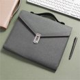 Combination Lock Document Folder Case,PU File Case with Handle for ...