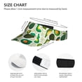 thumbnail image 4 of Easygdp Green Avocado Stretchy Visor - Unisex Visor Hat for Men and Women, UPF 50 Sun Protection Visor, Ultra-Light, 4 of 8