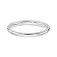 thumbnail image 5 of 14K White Gold Ring Band Wedding Diamond Round , Size 5, 5 of 7