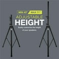 thumbnail image 4 of Knox Gear Adjustable Tripod Speaker Stand Bundle, 4 of 8
