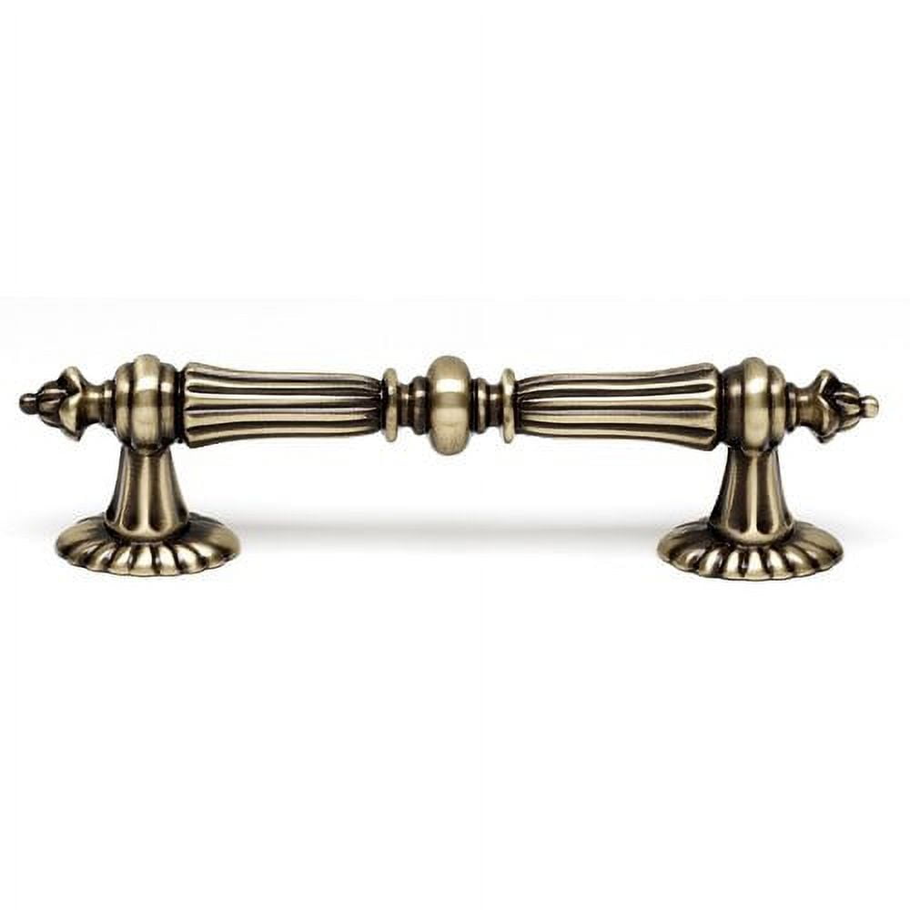 Traditional 4 5/8" Center Bar Pull, Antique English Matte
