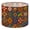 Color 3, variant on Linen Drum Lampshades Mexican talavera ceramic tile seamless Ethnic folk 13"x13"x10" Light Shade for Table Lamps Floor Lamps Drum Lamp Shades Lampshade Replacement Assembly Required