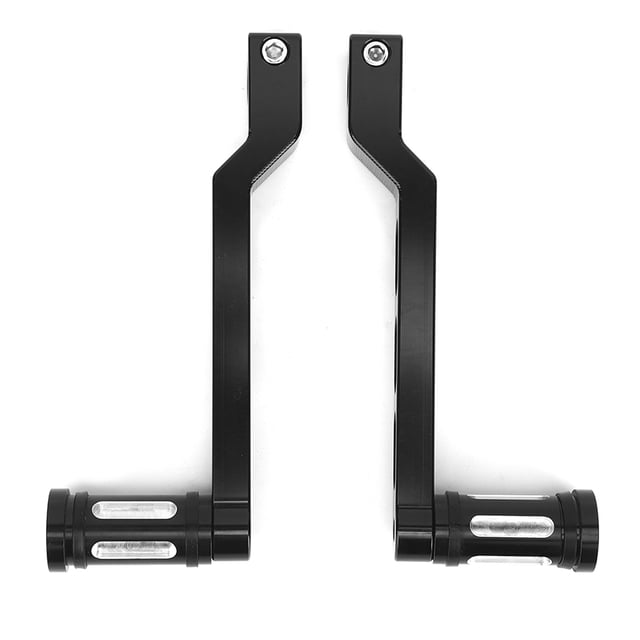 Par de clavijas de Pedal de cambio de palanca de cambio de punta de talón de aluminio aptas para XL883 XL1200 1986-2019