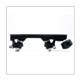 thumbnail image 3 of Roller Skate Base Four-Wheel Two-Row Roller Skate Bracket Skateboard Base Bottom Plate Black, 3 of 7