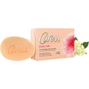 Caress Daily Silk White Peach & Orange Blossom Moisturizing Beauty Bar Soap, 3.15 OZ - 6 Pack
