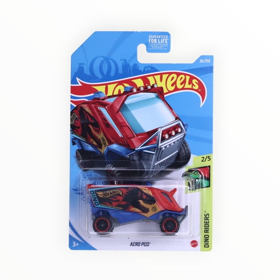 Hot Wheels Aero Pod 26/250 - Red - 2021 Mainline