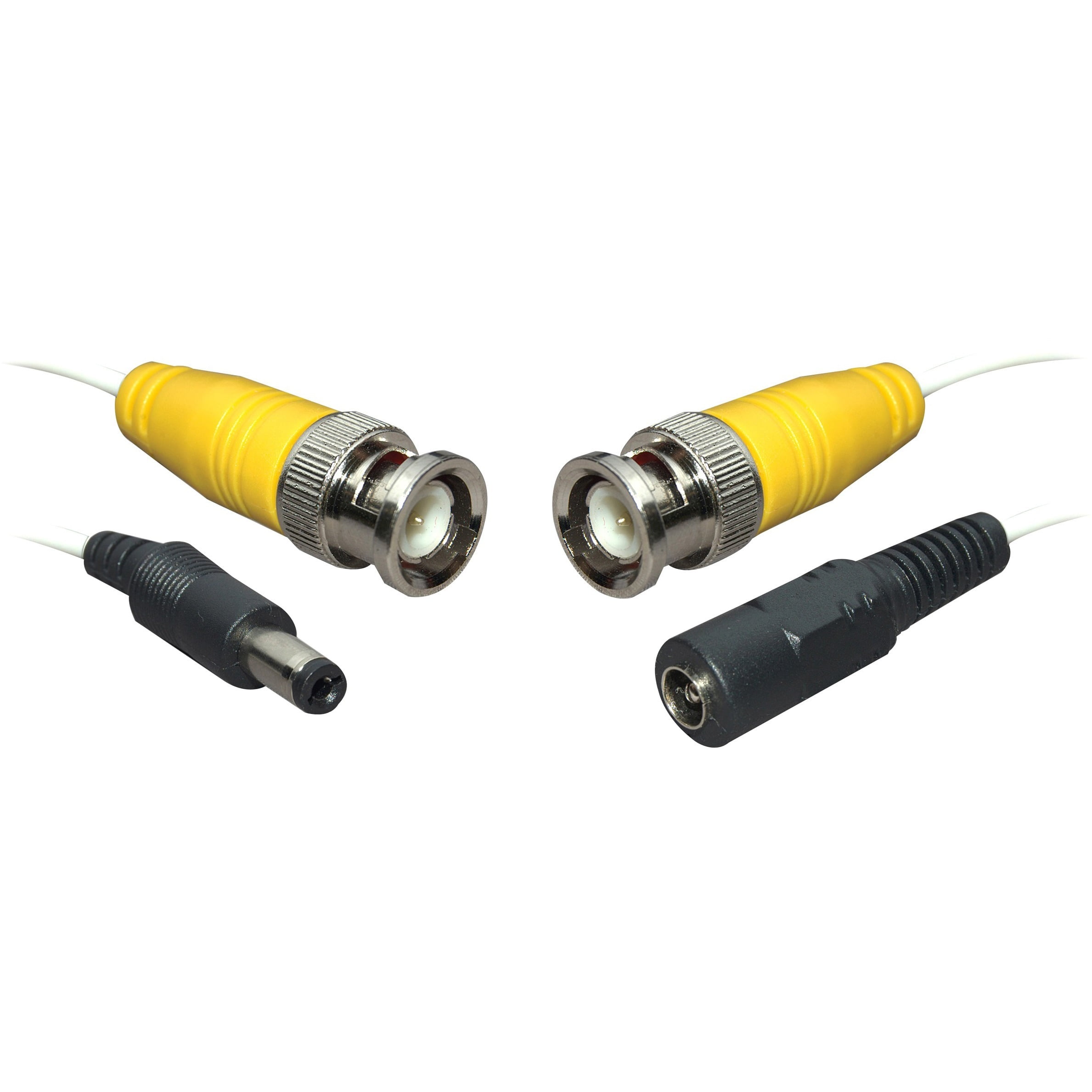 BNC Video Cable with DC Power Cable, BNC Male, Male to Female Power, 25 foot