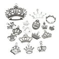 thumbnail image 3 of 17 piezas colgantes con corona DIY joyería cadena collar Hugo Mini colgante de corona, 3 of 10