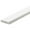White, variant on The Tile Life Penthouse White Porcelain Bullnose Tile Trim - 2 x 24 in. - Glossy - 1-Piece