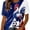 Blue-J, variant on Women’s France Soccer Jersey, Camiseta De Francia, French Rooster Flag Print Short Sleeve Fan Football Tee, Slim Fit Breathable Casual Game Day T-Shirt Plus for Adult Ladies