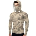 thumbnail image 6 of Qgtaibl Mens Rash Guard Long Sleeve S Shirt UPF 50+ Sun Protection Quick Dry Tops Lightweight Breathable Outdoor Hiking Athletic Tees (004 Camouflage), 6 of 9
