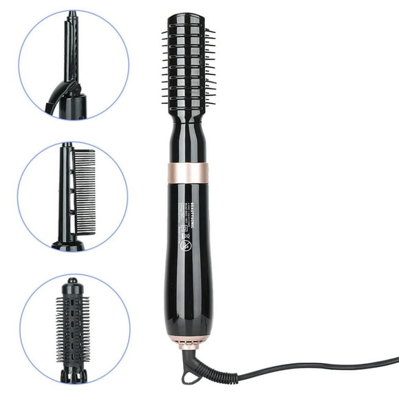 Electric Hairstyling Tool Hot Air Comb Hair Curler 4 In 1 Multifunctional Hair Dryer & Hot Air Comb Straightener Curler