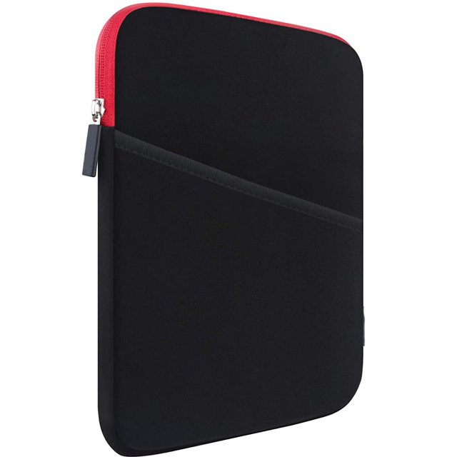 Funda para tableta MACHAO con Bolsillo para accesorios para iPad Pro 12,9 pulgadas 6.ª/5.ª/4.ª/3.ª generación Negra y Roja
