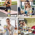 thumbnail image 7 of OBREWU Pioneer Flower Tumbler with Handle and Lid,40oz Pioneer Flower Double Wall Vacuum Insulated Tumbler,Pioneer Flower Cups Gift for Women and Men, 7 of 7