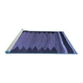 thumbnail image 2 of Ahgly Company Machine Washable Indoor Rectangle Abstract Blue Contemporary Area Rugs, 8' x 10', 2 of 4