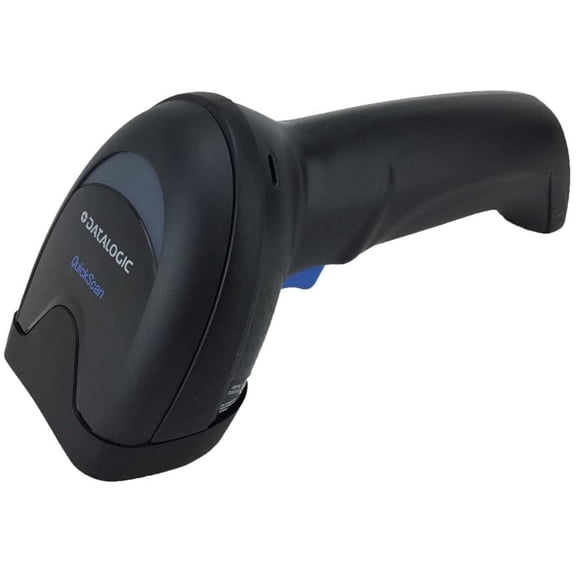Datalogic QuickScan QD2590-BK Corded Handheld Omnidirectional 2D Area Imager Barcode Scanner, Black, Reads 1D/2D & Postal Codes, USB/RS232/Keyboard Wedge, Cable Not Included