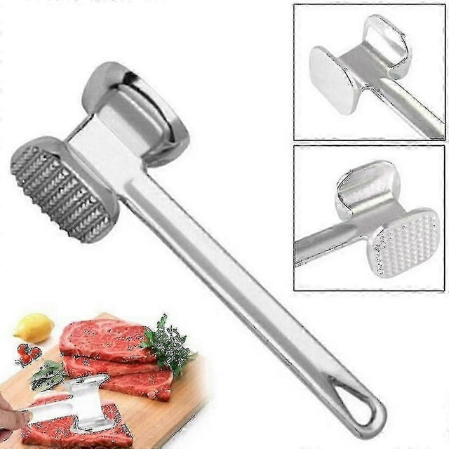19.5cm Two Sides Aluminum Meat Hammer Mallet Beef Chicken Steak Beefs Porks