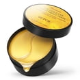 thumbnail image 1 of Parches para debajo de los ojos Fivewan oro de 24 quilates 60 unidades antienvejecimiento, 1 of 4
