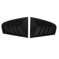 thumbnail image 1 of 1Pair Side Window Louver Cover Protective Lightweight Wear Resistant Window Triangular Shutters Trim For 3 Series F30 Glossy Black, 1 of 5