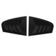 thumbnail image 1 of 1Pair Side Window Louver Cover Protective Lightweight Wear Resistant Window Triangular Shutters Trim For 3 Series F30 Glossy Black, 1 of 5