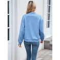 thumbnail image 2 of Womens Jacket Coat Casual Stand Collar Zip Up Fall Fashion Jackets Outfits with Pockets Blue L, 2 of 8