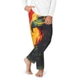 thumbnail image 2 of Pofeuu Hawaiian Style Bald Eagle Print Teenagers' Pajama Pants, Soft Lounge Pajama Pants with big pockets for Men Plaid Pj Bottoms-XS(5-6), 2 of 6