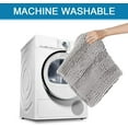 thumbnail image 6 of PrimeBeau Washable Non-Slip Chenille Bath Rugs Set of 2, Dove, 47x17 inch & 17x24 inch, 6 of 8