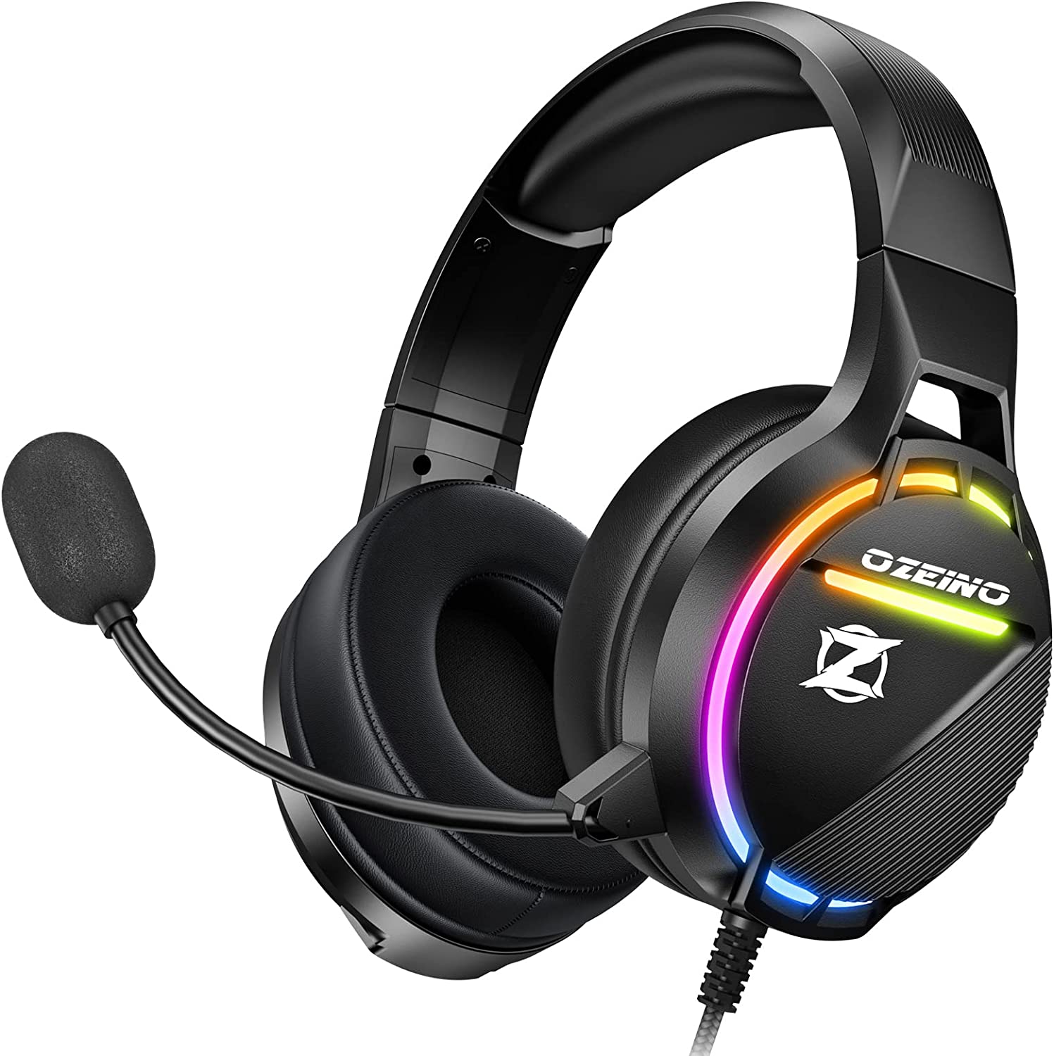 Ozeino Gaming Headset For PS4 PS5 PC Xbox One Xbox Series X S With 
