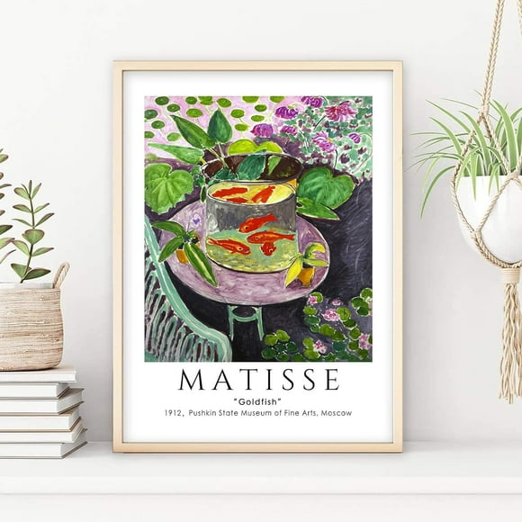 AVOI Henri Matisse Wall Art Prints - Matisse Canvas Wall Art Picture Matisse Landscape Poster Henri Matisse Exhibition Poster Matisse at Collioure Print Abstract Matisse Artwork Decor