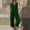 Green, variant on Womens Romper Button Down Overalls Style Long Pants Casual Jumpsuit 1 Piece For Summer Daily Wear Loose