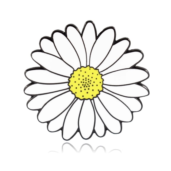 Daisy Flower Hard Enamel Lapel Pin | Clayton Jewelry Labs