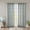 Seafoam+White, variant on Fretwork Print Grommet Top Window Curtain Panel(Only 1 Pc Panel)