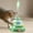 Green, variant on Dnogom 3-Layer Interactive Cat Turntable Toy with Feathers & Balls, Multi-Cat Boredom Relief Cats Toys Activity Center for All Ages Cats