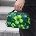 thumbnail image 2 of Saint Patrick's Day Hard Drive Cases Cable Organizer Small Travel Electronic Organizer Charger Case Organizer Oxford Fabric Waterproof Storage Bag for Protecting Electronic Gadgets - 5.9x9.44x3.14 in, 2 of 6