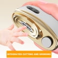 thumbnail image 2 of syligr 2-in-1 Electric Nail Clipper and File for Adults with Dust Suction System Anti-Pinch Design Quiet Operation Rechargeable Home Manicure Pedicure Grooming Tool Kit, 2 of 7