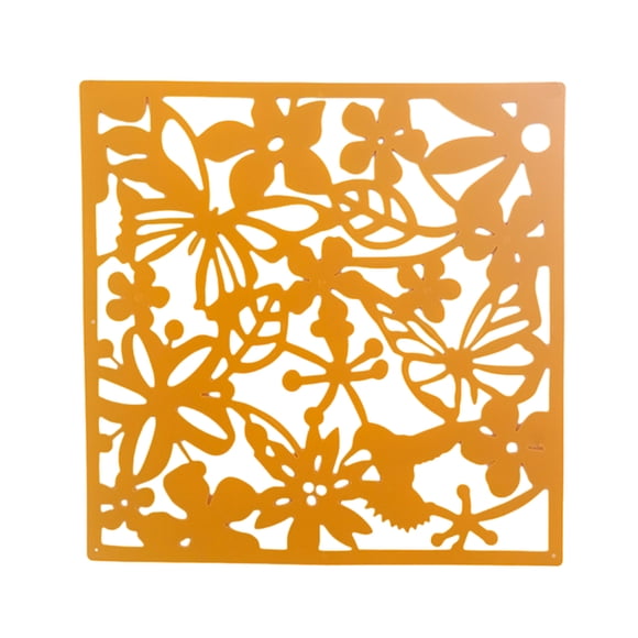 Panel divisor de habitación Inteprter DIY 4 piezas Mariposas amarillas