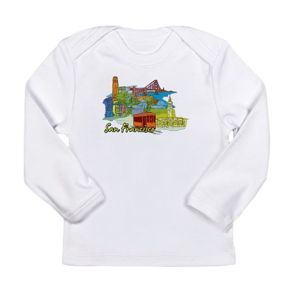 CafePress - San Francisco Travel Poster Long Sleeve T Shirt - Long Sleeve Infant T-Shirt
