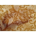 thumbnail image 5 of oneOone Cotton Cambric Dark Mustard Fabric Lace Floral Craft Projects Decor Fabric Printed By The Yard 56 Inch Wide, 5 of 6