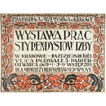 thumbnail image 3 of Aleksander Grzybowski 24x19 Black Modern Framed Museum Art Print Titled - Chamber of Commerce and Industrial in Krakow. Exhibition of Work Scholarship Holders. (1913), 3 of 5