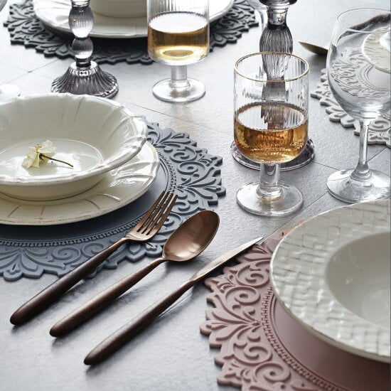 Belle Life 2-Pack 12-Inch Silicone Placemats - Heat-Resistant, Non-Slip, Waterproof Mat