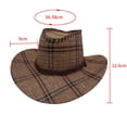 thumbnail image 2 of Fewfanhot Men's & Women's Breathable Mesh Straw Cowboy Hat with Braided Rope Band Adjustable Chin Strap Wide Brim Sun Hat for Summer Beach, Outdoor Adventures, 2 of 2