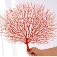 thumbnail image 3 of Branch Sea Tree Coral Figurine Statue, 20" Coral Figurine Sculpture Sea Coral Piece Decorative Reef Ornament Craft for Office Home Decor, Red, 3 of 4