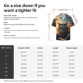 thumbnail image 7 of Fotbe Cool Cat Driving Sunset print Short Sleeve Button Down Shirts for Men Casual Summer Beach Wrinkle Free Shirt-3X-Large, 7 of 7