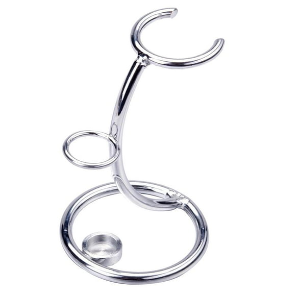 Soporte para herramienta de afeitar Zulema Soporte para brocha de afeitar Color plata