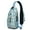 Sky-blue-23, variant on Llama Print Sling Backpack, Lightweight Crossbody Daypack with Cute Llama Face Cartoon Pattern, Adorable Kawaii Alpaca Design, Funny and Cute Anti-theft Travel Bag for Daily Use, Outdoor, Gym