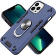 thumbnail image 3 of Case for iPhone 13 Pro with Built-in 360° Rotating Ring Kickstand Cover, Military-Grade Drop Protection Phone Case, Back Case for iPhone 13 Pro (6.1 inch), Blue, 3 of 9