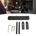 thumbnail image 1 of GPU Support Bracket, Graphics Card Bracket Aluminum Alloy Support Module Adjustable Holes Position Stable Base Rubber Pad  for 2.5CM Thick Fans, 1 of 7