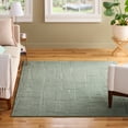 thumbnail image 3 of TOWN & COUNTRY EVERYDAY Rae Abstract Organic Soft Felt Everwash®, Machine Washable Area Rug with Non-Slip Backing, Abstract Rug, Sage Green, 6'6"x9'2", 3 of 11