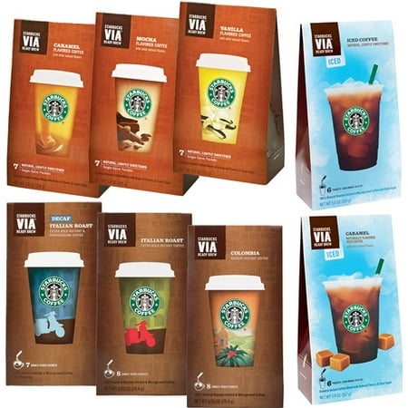 Starbucks VIA Instant Coffee Packs, Pick 2